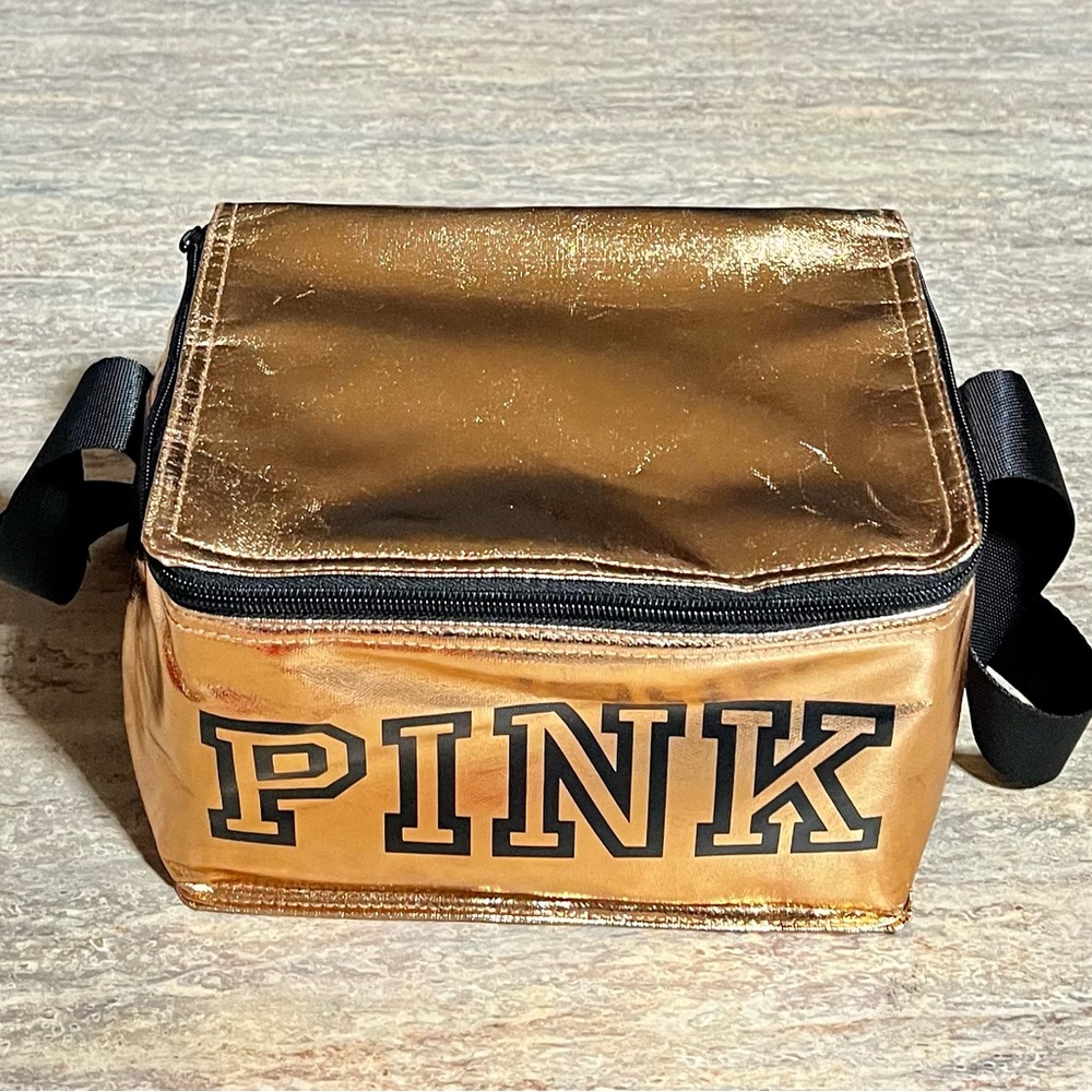 NWOT PINK VS rose gold lunch box